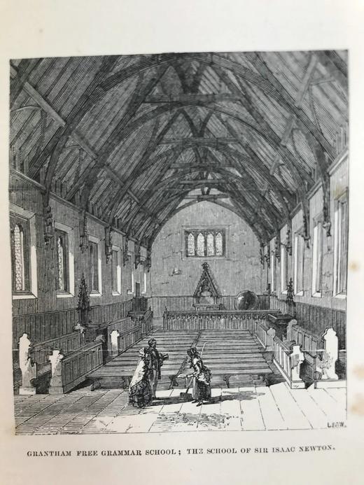 约19世纪后期 英国名人的学生时代 16幅插图 全真皮精装64开 商品图6