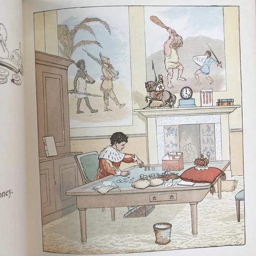 约19世纪后 凯迪克图画书第二册 配大量彩色插图 漆布精装大32开 商品图13