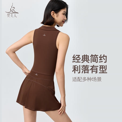 梵美人 F5363 瑜伽背心 可拆卸胸垫 莱卡云柔 商品图4