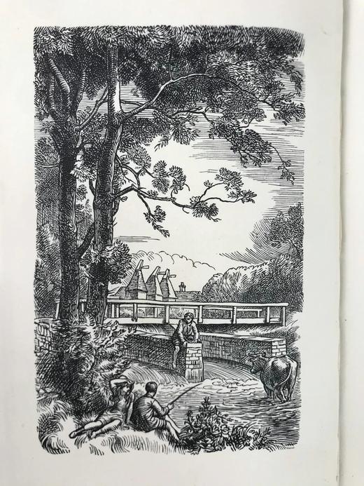 限量签名本！1930年 布伦登《夏日遐想》 施瓦贝4幅插图 布脊精装18开 商品图3