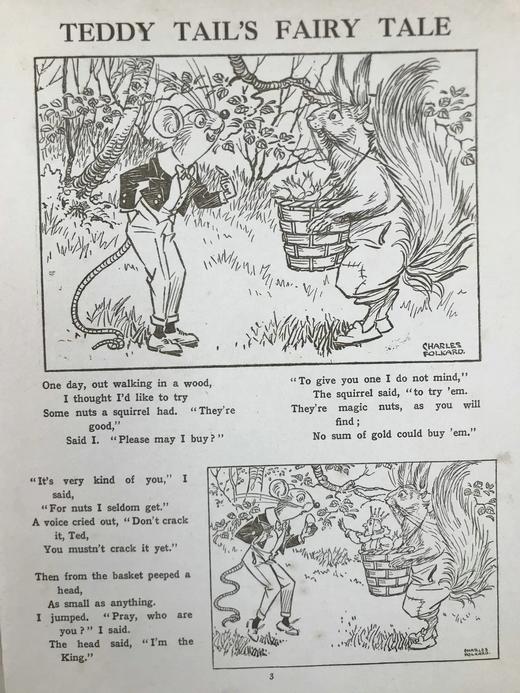 约20世纪早期 福卡德绘本童书《泰迪尾巴的童话故事》  配大量插图 平装16开 商品图4