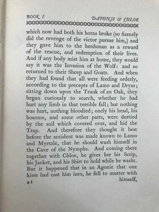 限量编号版含藏书票！1926年 隆古斯《达佛涅斯和克洛伊》 约翰·奥斯汀16幅插图 漆布精装16开 商品图11