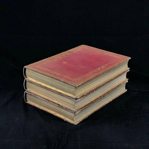 1835年 芬登版画集：拜伦生平与作品（全3卷） 百余幅版画插图 全真皮精装18开 商品图1