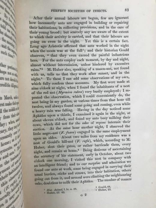1843年 昆虫学导论（全2卷） 3页套色版画插图 漆布精装18开 商品图8