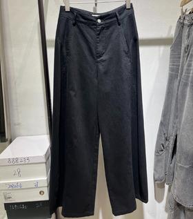 NC配皮带大廓形阔腿裤51224春季916311233239