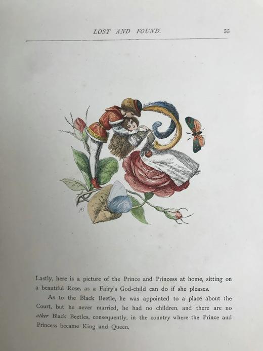 约19世纪末 安德鲁·朗格《无名公主：仙境传奇》 理查德·道尔彩色插图 布脊精装18开 商品图5