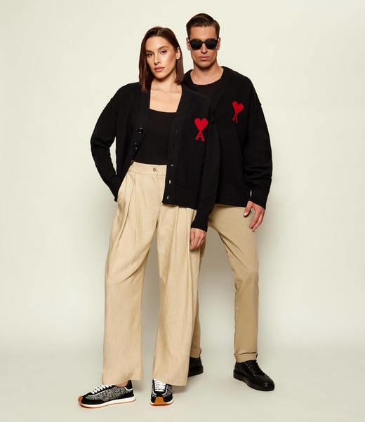 【现货超惠秒】AMI 男女通款 全羊毛质感毛衣12488 商品图7