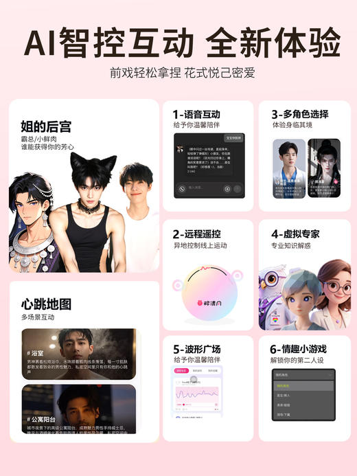 安可尼 甜心派对吮吸跳蛋震动吸舔器 商品图2
