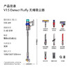 戴森（DYSON）V15 Detect Fluffy无绳吸尘器新一代蓝色【原装进口】手持无线 除螨 宠物家庭适用 /家用电器 /清洁电器 /吸尘器 商品缩略图4