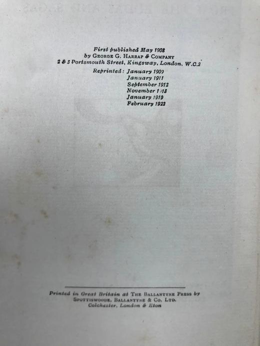 含藏书票！1922年 北欧神话 数十幅插图 漆布精装大32开 商品图5