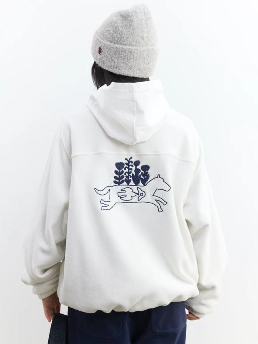 步履不停/5D15115C/双面穿摇粒绒刺绣Logo卫衣 商品图4