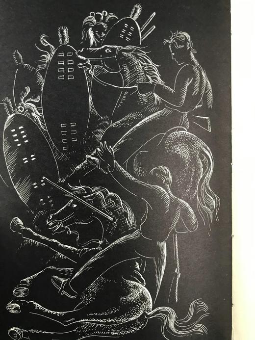 【阿非利卡语】限量2000册！1945年 普莱西斯《我们父辈的土地》 鲁克斯7幅插图 漆布精装18开 商品图7