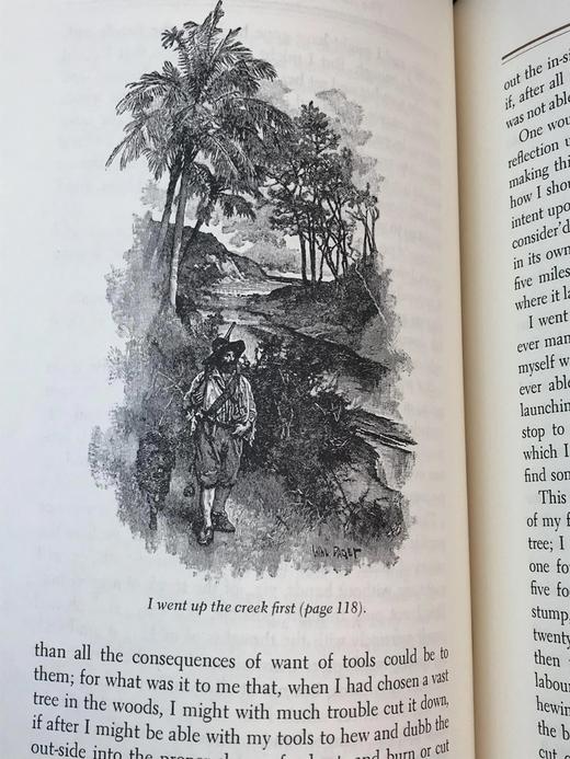 限量版！丹尼尔・笛福《鲁滨逊漂流记》 配插图 富兰克林图书馆豪华皮装本 商品图9