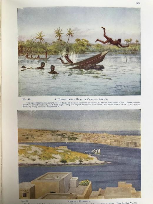 1924年 大英帝国图集 32幅彩色26幅黑白插图 漆布精装16开 商品图7