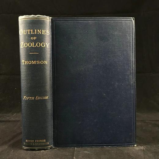 1910年 动物学纲要 420幅插图 漆布精装32开 商品图0