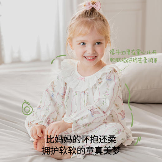 【宝宝服饰】嫚熙儿童家居服套装果柔棉男女童宝宝睡衣春夏空调服 商品图2