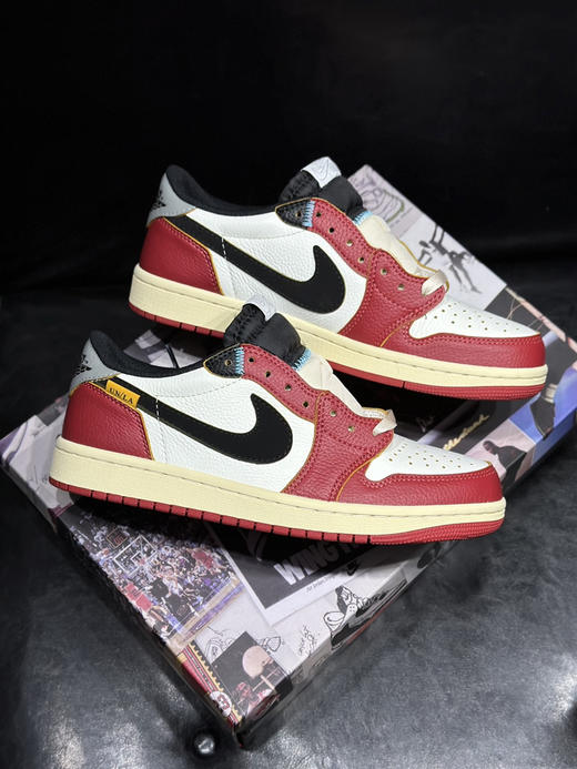 秋冬特惠💰430 公司级 Air Jordan 1 Low 防滑 低帮 倒钩联名款 商品图0