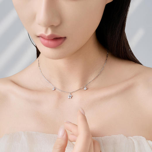 花之信项链-银BXS-155 商品图0