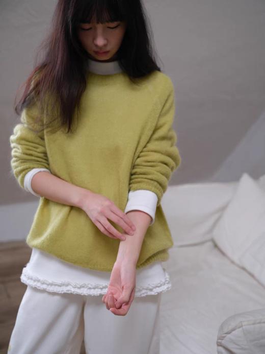 步履不停/6A13332C/马海毛套头长袖毛衣 商品图0