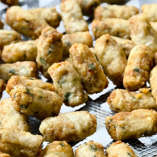 古法手作鸡卷 | 闽南宴席传统功夫菜 薄如蝉翼的新鲜网油 轻裹细嫩腿肉 清甜马蹄 浓郁脂香 商品图1