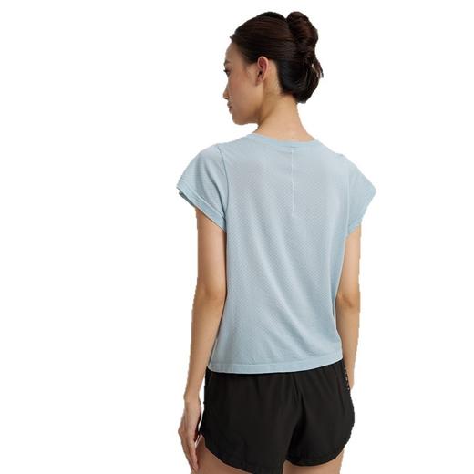 【路路精选】春季新款户外运动瑜伽服女普拉提运动高弹力轻薄速干透气健身T恤 商品图4