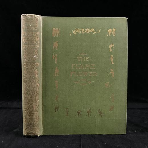 1896年 苏利文《火焰花及其他故事》 作者亲绘约百幅插图 漆布精装32开 商品图0