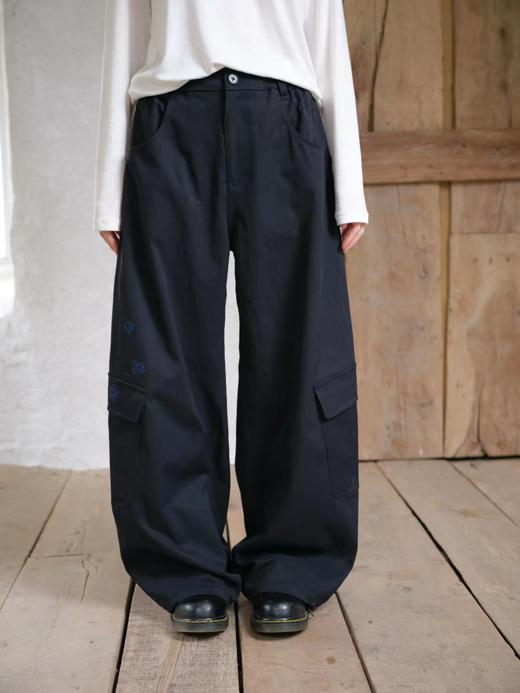 步履不停/6A43195C/绣花工装裤 商品图2