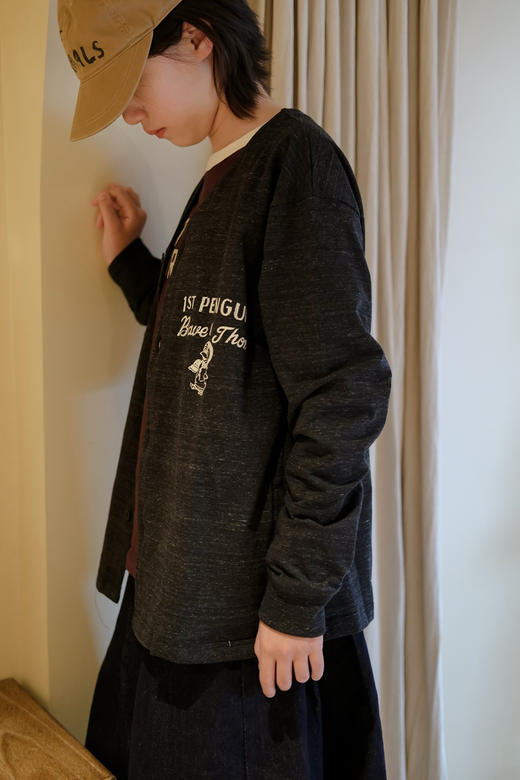 2026SS春夏DD日系薄软儿童亲子装小企鹅刺绣V领开衫T恤外套！ 商品图2