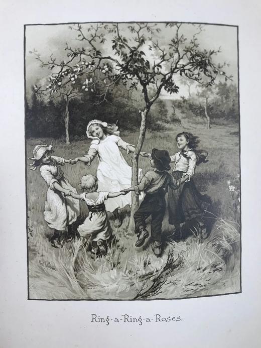 约19世纪后期 自然的触动及其他诗歌 17幅插图 漆布精装16开 商品图8