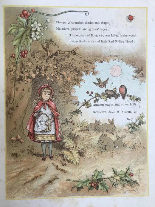 约19世纪后期 尤因《蓝与红》 安德烈32页彩色插图 精装18开 商品图13