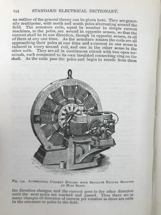 1894年 电气工程百科辞典 数百幅版画插图 漆布精装32开 商品图4