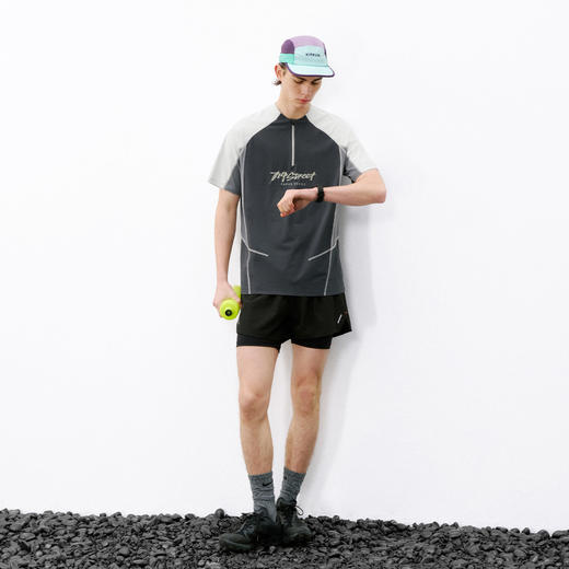 714street7A抗菌速干骑行服凉感防晒运动短袖 2026夏季宽松T恤男 商品图2