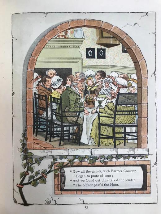 1882年 布卢姆菲尔德《收获节》 克鲁克香克48页彩色插图 精装16开 商品图11