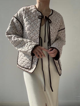 VC｜HHD25017 Susy quilted jacket [ 外套 藕色 / 藏青 ]【HOLIDAY】