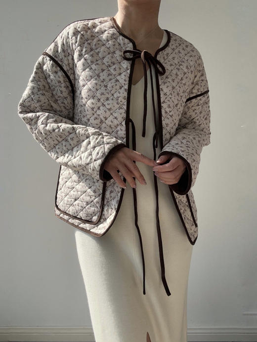 VC｜HHD25017 Susy quilted jacket [ 外套 藕色 / 藏青 ]【HOLIDAY】 商品图0