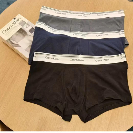 .正品保真，关税问题整单退单！韩单！一盒 3 条！ck 男款内裤平角内裤， 商品图0