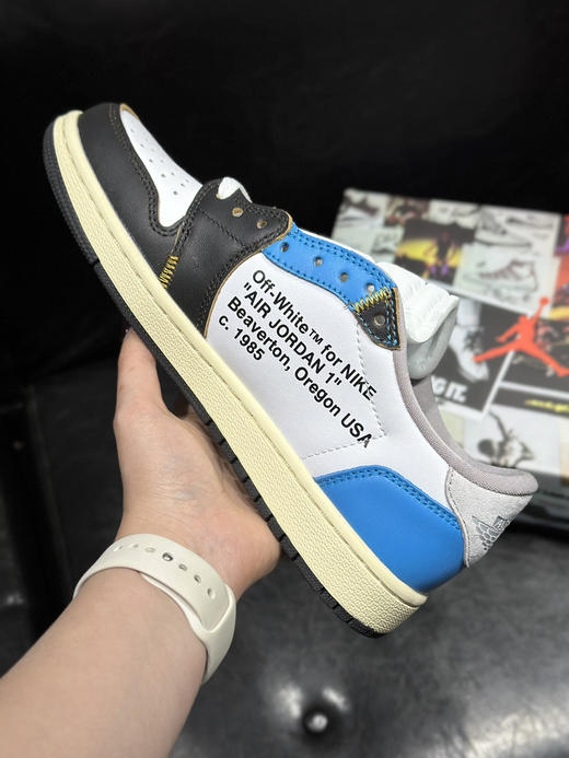 秋冬特惠💰430 公司级 Air Jordan 1 Low 防滑 低帮 倒钩联名款 商品图4
