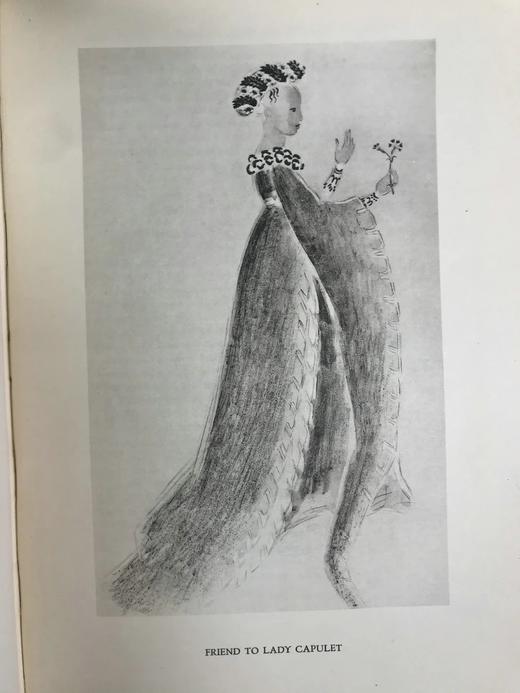 插图家签名本！1936年 莎士比亚《罗密欧与朱丽叶》 奥利弗·梅塞尔彩色手工贴图 精装大16开 商品图12