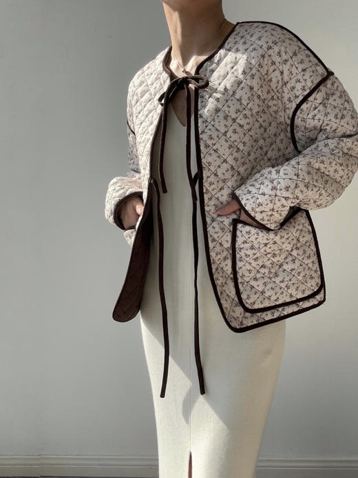 VC｜HHD25017 Susy quilted jacket [ 外套 藕色 / 藏青 ]【HOLIDAY】 商品图14