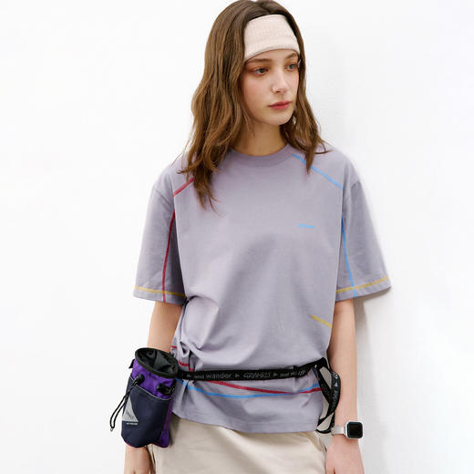 714street户外吸湿速干凉感运动短袖 2026春季潮牌宽松情侣T恤男 商品图0