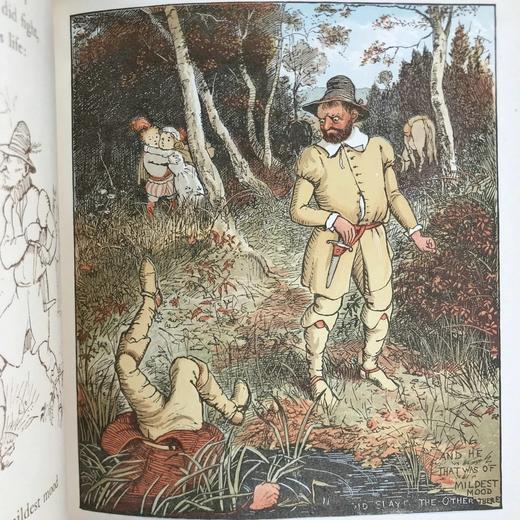 约19世纪后 凯迪克图画书 配大量彩色插图 漆布精装大32开 商品图6