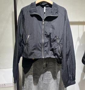 NC简约拉链小外套51225（黑）春季161011740321