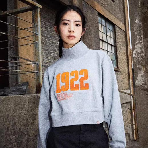 Dickies女式短款印花立领卫衣 休闲百搭简约 女卫衣 DK0A87L9 Y 商品图0