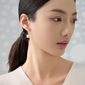 方糖双环珍珠耳环BRS-194