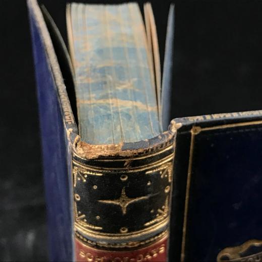 约19世纪后期 英国名人的学生时代 16幅插图 全真皮精装64开 商品图14