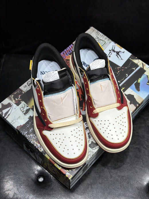 秋冬特惠💰430 公司级 Air Jordan 1 Low 防滑 低帮 倒钩联名款 商品图2