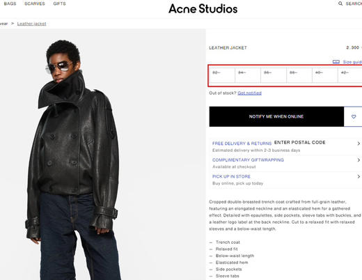 瑞典断货王Acne皮衣外套 商品图9