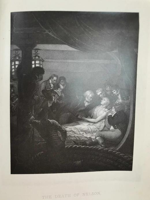 1883年 罗伯特·骚塞《纳尔逊传》 12幅插图 真皮精装大32开 商品图14