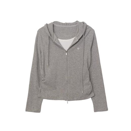 【门店同款】ENJOY春季“柔权主义”假两件连帽上衣 169259780 商品图3