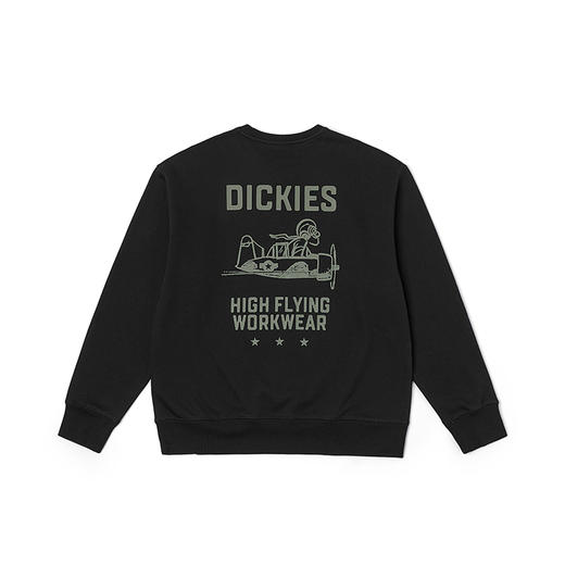 Dickies卫衣背后字母印花撞色情侣百搭休闲圆领卫衣 DK0A868K 商品图2
